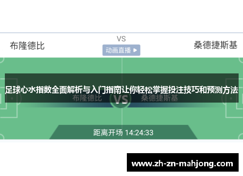 足球心水指数全面解析与入门指南让你轻松掌握投注技巧和预测方法